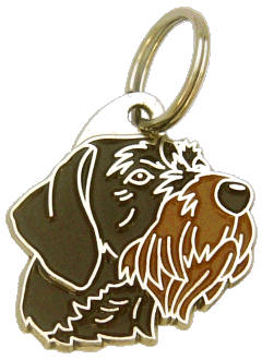 ДРАТХААР КОРИЧНЕВЫЙ - pet ID tag, dog ID tags, pet tags, personalized pet tags MjavHov - engraved pet tags online